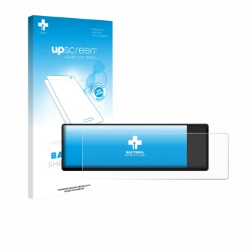 Vorderseite einer Produktverpackung mit dem Markenlogo upscreen. Daneben ist das Gerät Corsair Xeneon Edge 14.5