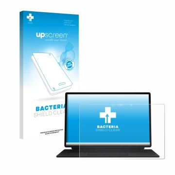 Vorderseite einer Produktverpackung mit dem Markenlogo upscreen. Daneben ist das Gerät ASUS ProArt PZ14 mit dem zugehörigen Di