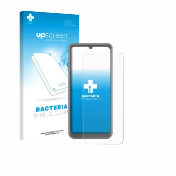 Vorderseite einer Produktverpackung mit dem Markenlogo upscreen. Daneben ist das Gerät Sonim XP Pro Thermal mit dem zugehörige