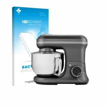 Vorderseite einer Produktverpackung mit dem Markenlogo upscreen. Daneben ist das Gerät MEDION MD 18420 mit dem zugehörigen Dis