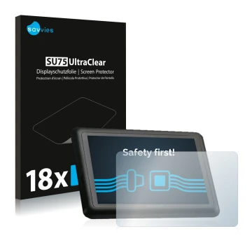 Vorderseite einer Produktverpackung mit dem Markenlogo Savvies. Daneben ist das Gerät Giant RideControl Charge mit dem zugehör