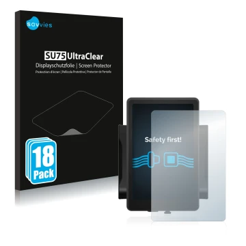 Vorderseite einer Produktverpackung mit dem Markenlogo Savvies. Daneben ist das Gerät Bafang 860c mit dem zugehörigen Displays