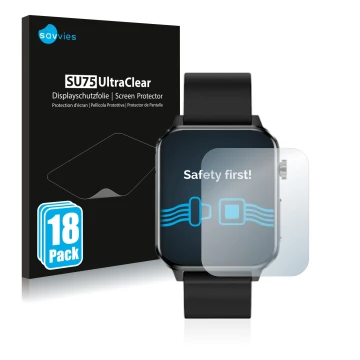 Vorderseite einer Produktverpackung mit dem Markenlogo Savvies. Daneben ist das Gerät Kardena CARE Plus mit dem zugehörigen Di