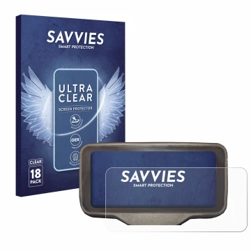 Vorderseite einer Produktverpackung mit dem Markenlogo Savvies. Daneben ist das Gerät Horwin SK3 mit dem zugehörigen Displaysc