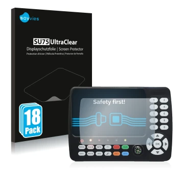 Vorderseite einer Produktverpackung mit dem Markenlogo Savvies. Daneben ist das Gerät Satlink ST-5150 DVB-S/S2/T/T2/C mit dem 