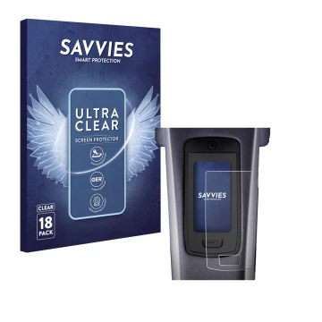 Vorderseite einer Produktverpackung mit dem Markenlogo Savvies. Daneben ist das Gerät TQ HPR50 E-Bike System mit dem zugehörig