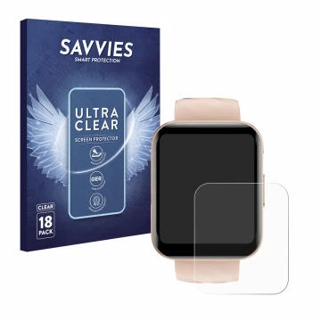 Vorderseite einer Produktverpackung mit dem Markenlogo Savvies. Daneben ist das Gerät RUIMEN D1 mit dem zugehörigen Displaysch