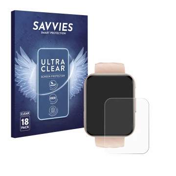 Vorderseite einer Produktverpackung mit dem Markenlogo Savvies. Daneben ist das Gerät RUIMEN H1 mit dem zugehörigen Displaysch
