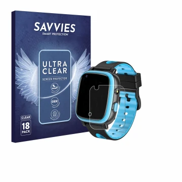 Vorderseite einer Produktverpackung mit dem Markenlogo Savvies. Daneben ist das Gerät Aduogeng T5 mit dem zugehörigen Displays