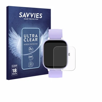 Vorderseite einer Produktverpackung mit dem Markenlogo Savvies. Daneben ist das Gerät Hengto H39 Plus 1.4