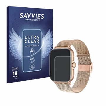 Vorderseite einer Produktverpackung mit dem Markenlogo Savvies. Daneben ist das Gerät Pireware Elegance 3 1.69