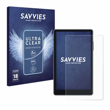 Vorderseite einer Produktverpackung mit dem Markenlogo Savvies. Daneben ist das Gerät Keystone 3 Pro mit dem zugehörigen Displ