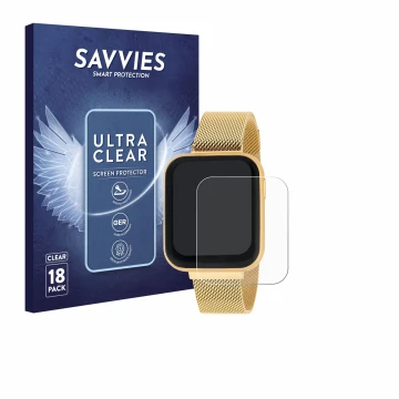 Vorderseite einer Produktverpackung mit dem Markenlogo Savvies. Daneben ist das Gerät Liu Jo SWLJ053 1.69