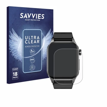 Vorderseite einer Produktverpackung mit dem Markenlogo Savvies. Daneben ist das Gerät Knauermann Pro 3 2024 (rechteckig) mit d