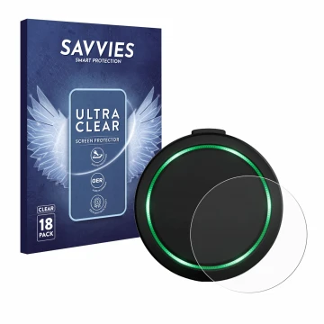 Vorderseite einer Produktverpackung mit dem Markenlogo Savvies. Daneben ist das Gerät OOONO CO-Driver NO2 2024 mit dem zugehör