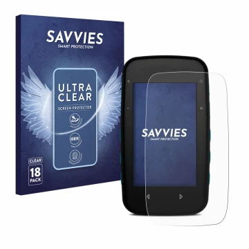 Vorderseite einer Produktverpackung mit dem Markenlogo Savvies. Daneben ist das Gerät CompeGPS TwoNav Cross Plus mit dem zugeh