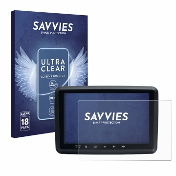 Vorderseite einer Produktverpackung mit dem Markenlogo Savvies. Daneben ist das Gerät Idmedia 8
