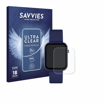 Vorderseite einer Produktverpackung mit dem Markenlogo Savvies. Daneben ist das Gerät Reflex Active Series 12 mit dem zugehöri