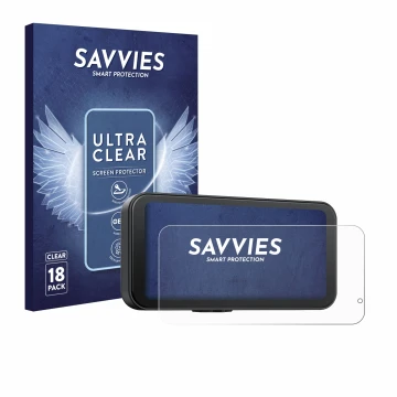 Vorderseite einer Produktverpackung mit dem Markenlogo Savvies. Daneben ist das Gerät Volam JM5AMVL 6.25