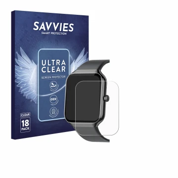 Vorderseite einer Produktverpackung mit dem Markenlogo Savvies. Daneben ist das Gerät Jugeman P99 1.96