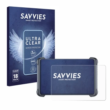 Vorderseite einer Produktverpackung mit dem Markenlogo Savvies. Daneben ist das Gerät Thinkcar Thinkscan 689BT mit dem zugehör