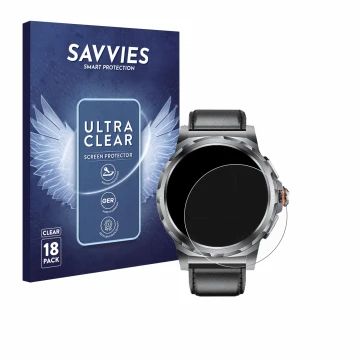 Vorderseite einer Produktverpackung mit dem Markenlogo Savvies. Daneben ist das Gerät LIGE SML6-R-E 1.43
