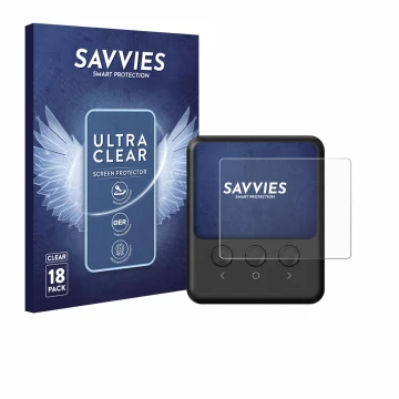 Vorderseite einer Produktverpackung mit dem Markenlogo Savvies. Daneben ist das Gerät ISDT 608PD mit dem zugehörigen Displaysc