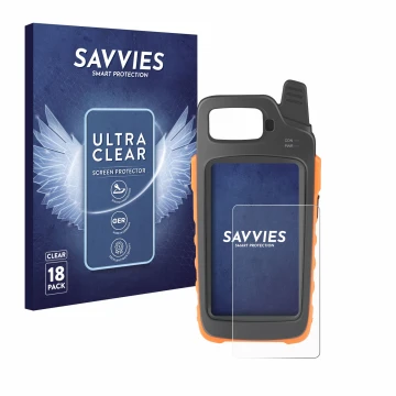 Vorderseite einer Produktverpackung mit dem Markenlogo Savvies. Daneben ist das Gerät Xhorse Key Tool Max Pro mit dem zugehöri