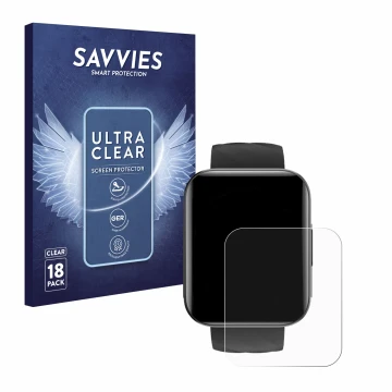 Vorderseite einer Produktverpackung mit dem Markenlogo Savvies. Daneben ist das Gerät Dakofied D1 mit dem zugehörigen Displays
