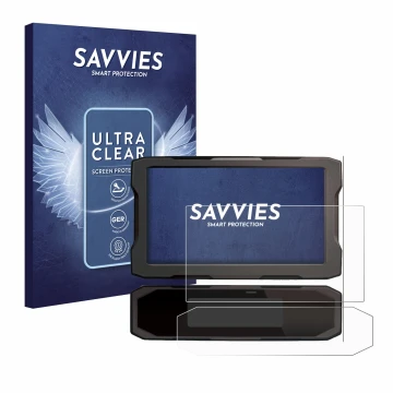 Vorderseite einer Produktverpackung mit dem Markenlogo Savvies. Daneben ist das Gerät Honda NT 1100 2021 mit dem zugehörigen D