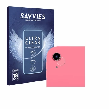 Vorderseite einer Produktverpackung mit dem Markenlogo Savvies. Daneben ist das Gerät Apple iPad A16 11