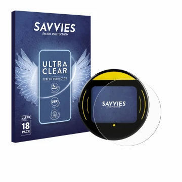 Vorderseite einer Produktverpackung mit dem Markenlogo Savvies. Daneben ist das Gerät Nayax Onyx mit dem zugehörigen Displaysc