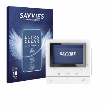 Vorderseite einer Produktverpackung mit dem Markenlogo Savvies. Daneben ist das Gerät Biticino 344672 mit dem zugehörigen Disp