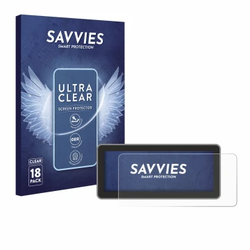 Vorderseite einer Produktverpackung mit dem Markenlogo Savvies. Daneben ist das Gerät Vantrue Nexus 4 Pro mit dem zugehörigen 