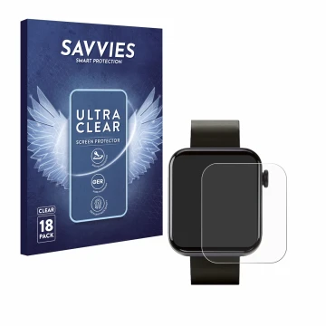 Vorderseite einer Produktverpackung mit dem Markenlogo Savvies. Daneben ist das Gerät Kendox Life Tracker mit dem zugehörigen 