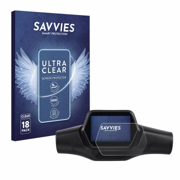 Vorderseite einer Produktverpackung mit dem Markenlogo Savvies. Daneben ist das Gerät Segway Ninebot ZT3 D mit dem zugehörigen