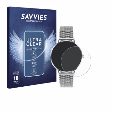 Vorderseite einer Produktverpackung mit dem Markenlogo Savvies. Daneben ist das Gerät Pireware Amory 5 Mini mit dem zugehörige