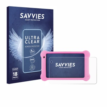 Vorderseite einer Produktverpackung mit dem Markenlogo Savvies. Daneben ist das Gerät Wainyok K7 7