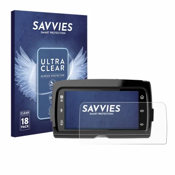Vorderseite einer Produktverpackung mit dem Markenlogo Savvies. Daneben ist das Gerät Harley Davidson Soundstream Reserve WHD1