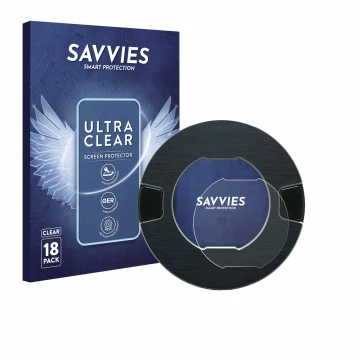 Vorderseite einer Produktverpackung mit dem Markenlogo Savvies. Daneben ist das Gerät OOONO P-DISC NO1 mit dem zugehörigen Dis