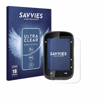 Vorderseite einer Produktverpackung mit dem Markenlogo Savvies. Daneben ist das Gerät CooSpo CS600-BK mit dem zugehörigen Disp