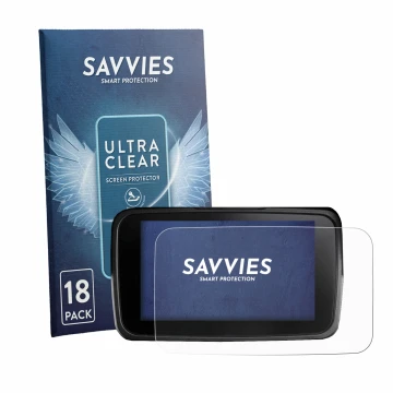 Vorderseite einer Produktverpackung mit dem Markenlogo Savvies. Daneben ist das Gerät Kymco CV3 575 2026 mit dem zugehörigen D
