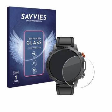 Vorderseite einer Produktverpackung mit dem Markenlogo Savvies. Daneben ist das Gerät LIGE DFA-ST19 1.43