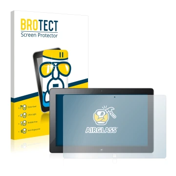Vorderseite einer Produktverpackung mit dem Markenlogo BROTECT. Daneben ist das Gerät Samsung Ativ Smart PC Pro XE700T1A mit d