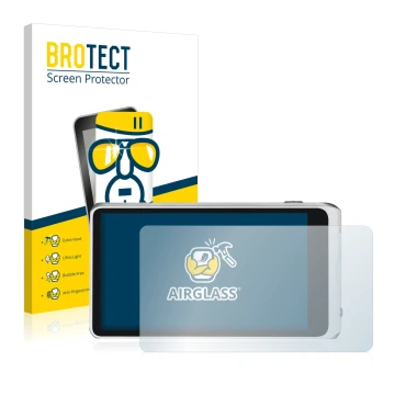 Vorderseite einer Produktverpackung mit dem Markenlogo BROTECT. Daneben ist das Gerät Samsung Galaxy Camera 2 EK-GC200 mit dem