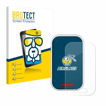 Vorderseite einer Produktverpackung mit dem Markenlogo BROTECT. Daneben ist das Gerät Polar V650 mit dem zugehörigen Displaysc