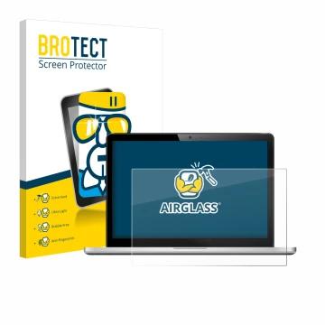 Vorderseite einer Produktverpackung mit dem Markenlogo BROTECT. Daneben ist das Gerät mit dem zugehörigen Displayschutz abgebi