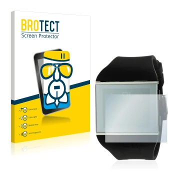 Vorderseite einer Produktverpackung mit dem Markenlogo BROTECT. Daneben ist das Gerät The One Slim Square mit dem zugehörigen 