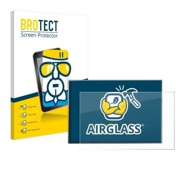 Vorderseite einer Produktverpackung mit dem Markenlogo BROTECT. Daneben ist das Gerät Siemens Simatic HMI KTP 900 Basic mit de