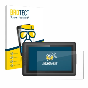 Vorderseite einer Produktverpackung mit dem Markenlogo BROTECT. Daneben ist das Gerät XP-Pen Artist 15.6 mit dem zugehörigen D